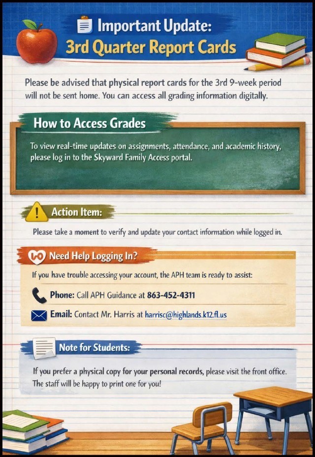 Avon Park is going digital for report cards