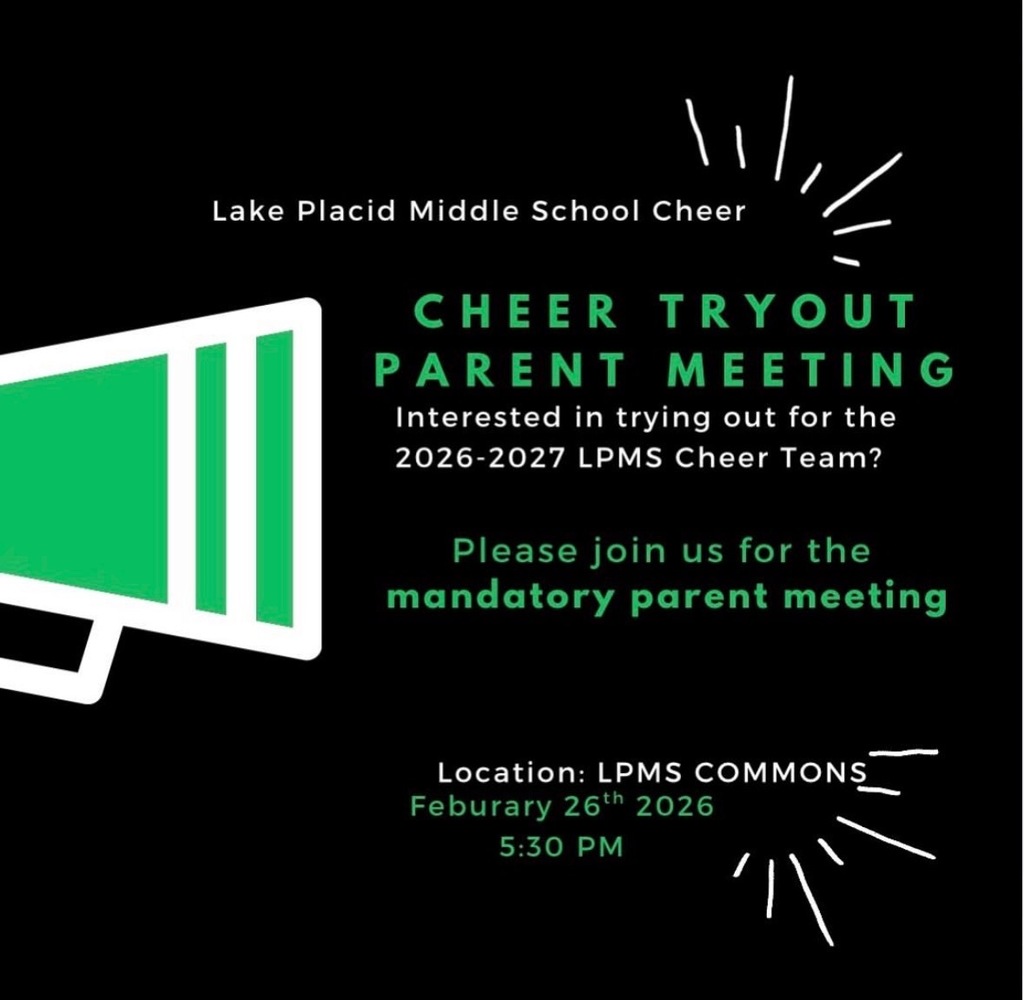 LPM Cheer Parent Meeting Image: 2/26/26 at 5:30 PM