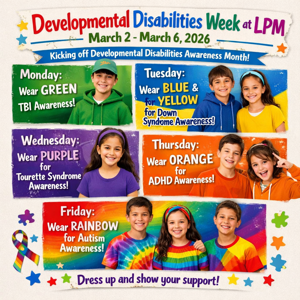 Developmental Disabilities Week at LPM Flyer - March 2 - March 6, 2026