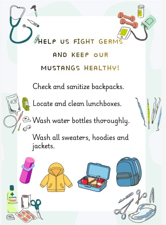 List of things to do to keep our Mustangs healthy.