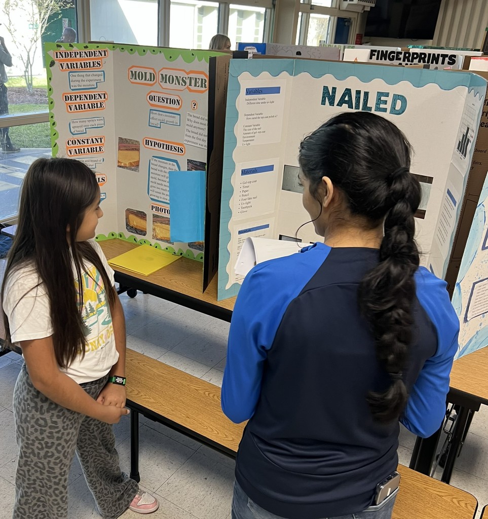 The day of last week’s Art & Science Night, our 5th grade scientists were presenting their Science Fair projects, where they were interviewed and judged using a set of criteria. Each student had to confidently explain, discuss, and defend their project, showing not only their research but also their critical thinking and problem-solving skills.