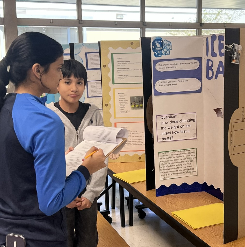 The day of last week’s Art & Science Night, our 5th grade scientists were presenting their Science Fair projects, where they were interviewed and judged using a set of criteria. Each student had to confidently explain, discuss, and defend their project, showing not only their research but also their critical thinking and problem-solving skills.