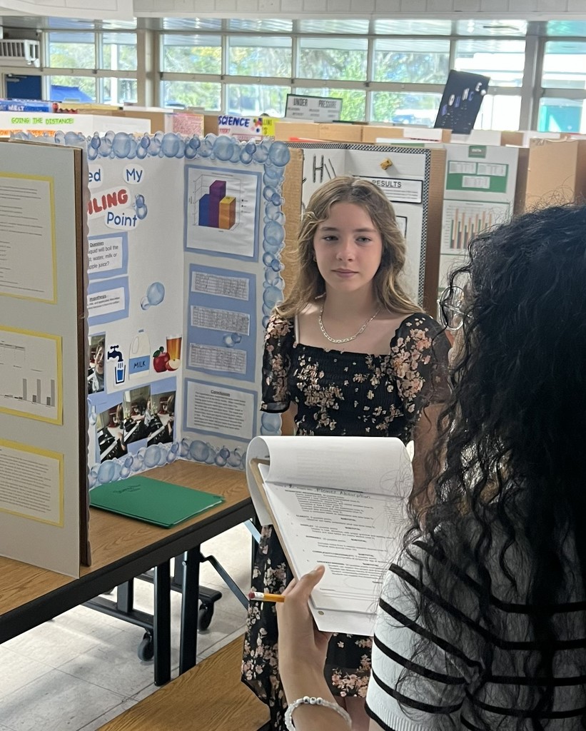 The day of last week’s Art & Science Night, our 5th grade scientists were presenting their Science Fair projects, where they were interviewed and judged using a set of criteria. Each student had to confidently explain, discuss, and defend their project, showing not only their research but also their critical thinking and problem-solving skills.