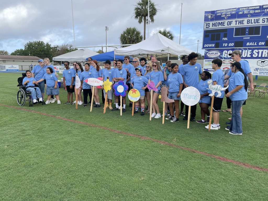 Students at special stars. 