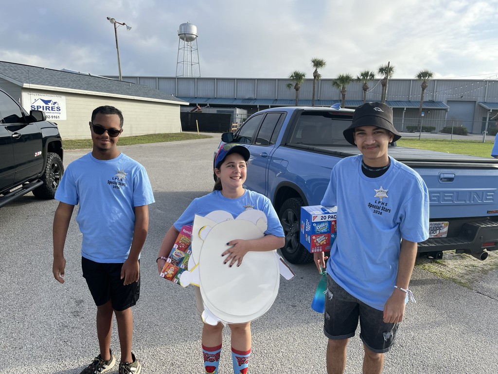 Students at special stars. 