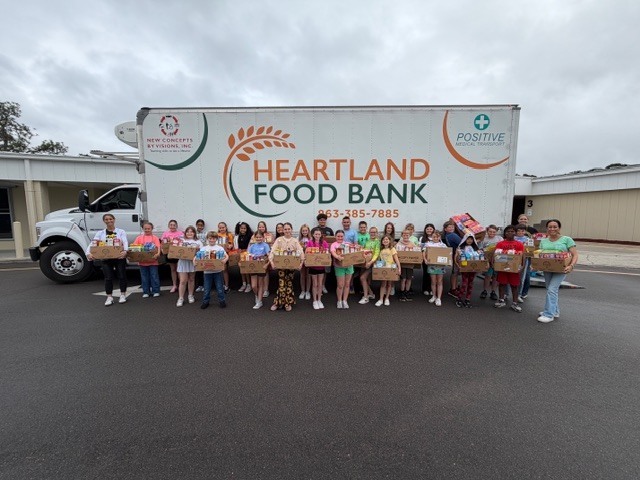 Because of the generosity of our students, families, and staff, we were able to donate 200 boxes of cereal to help support families in our community. A special thank you to Mr. Greg Brown and the amazing team at Heartland Food Bank for coming out to pick up our donations and for the incredible work they do to support our community. Props to our Student Leadership Team, our sponsors Mrs. Byrd & Mrs. Rowe, and our staff for helping organize and promote this effort. We are so proud of our Mustangs for showing what it means to care for others!