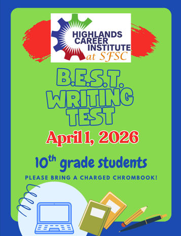 BEST writing is coming up for 10th graders!