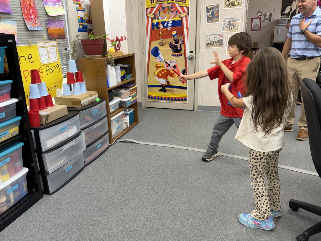 photo of gifted students playing a game