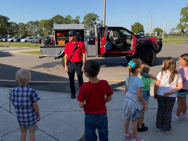 Our Kindergarten Mustangs had a wonderful time diving into their “Community Helpers” unit with some very special visitors from our community! 🚓🚒👩‍⚕️👷