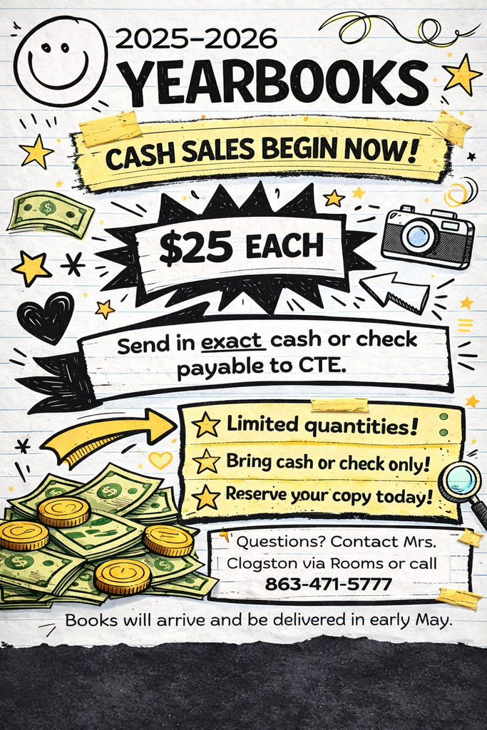 Yeabook Flyer - Cash Sales Begin Now!! 