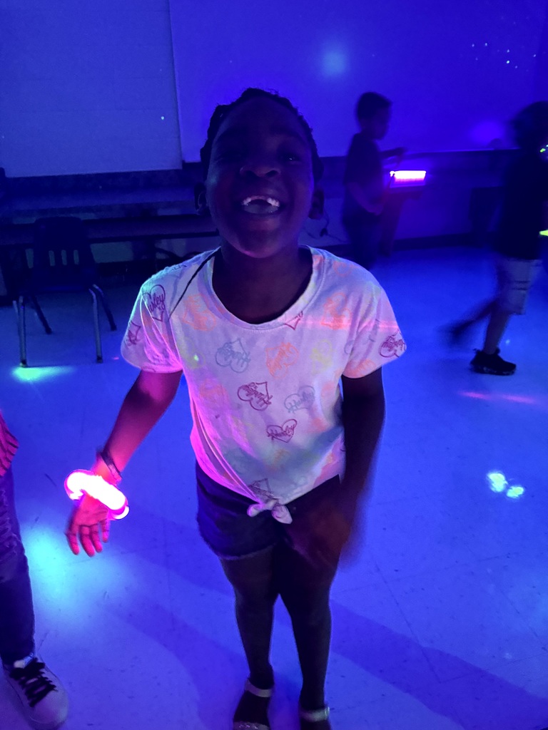 Students having a fun time at Dance Party.