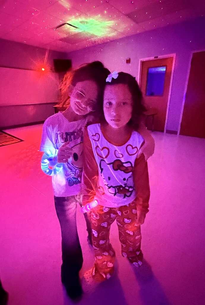 Students having a fun time at Dance Party.