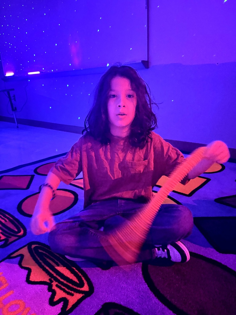 Students having a fun time at Dance Party.