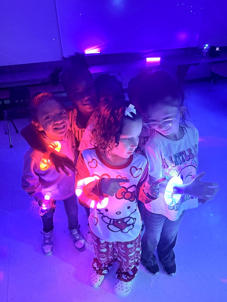 Students having a fun time at Dance Party.