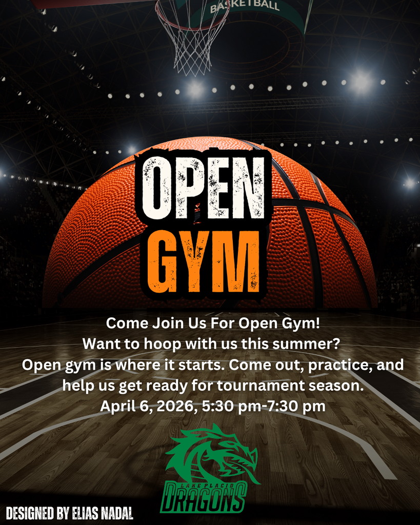 Come Join Us For Open Gym! Want to hoop with us this summer?  Open gym is where it starts. Come out, practice, and help us get ready for tournament season. April 6, 2026, 5:30 pm-7:30 pm