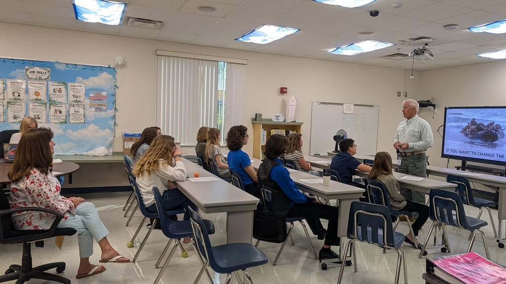 Mr. Whidden and students