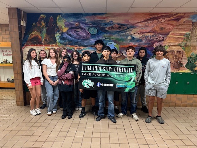 Students with Industry Certification Sign 