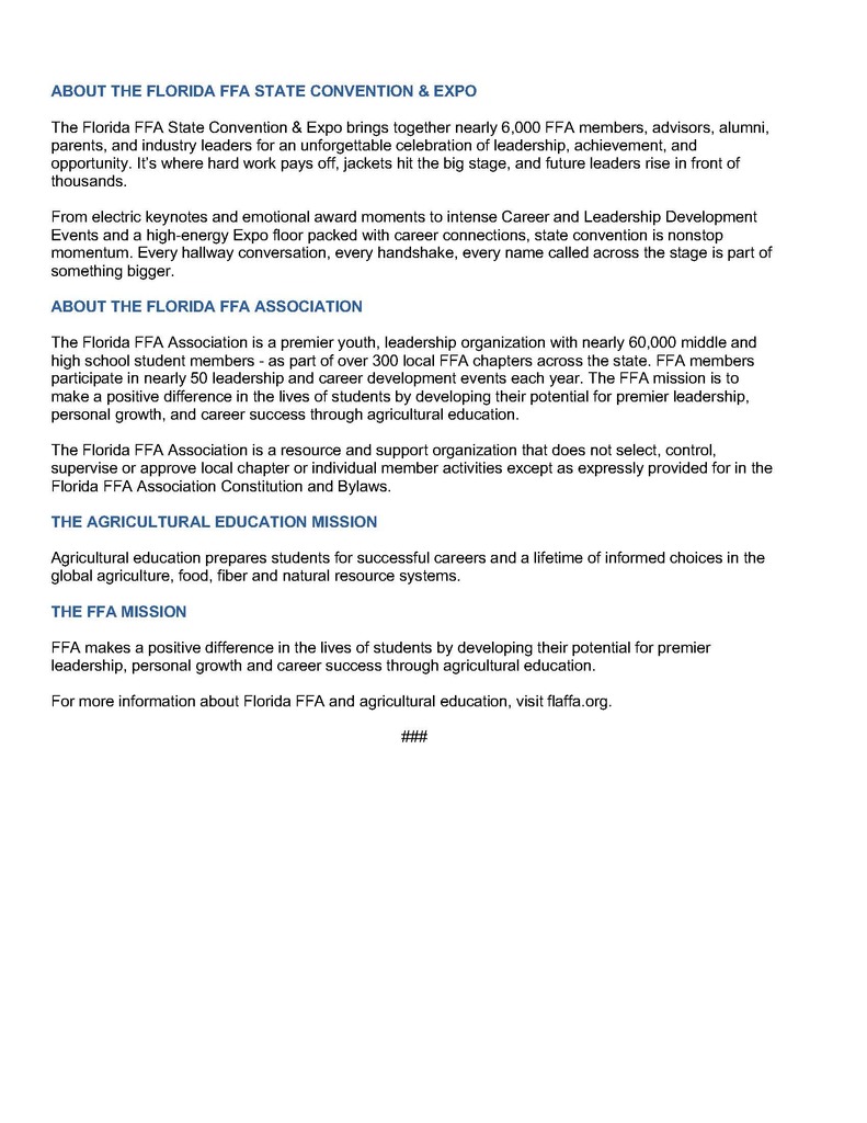 APH FFA press release