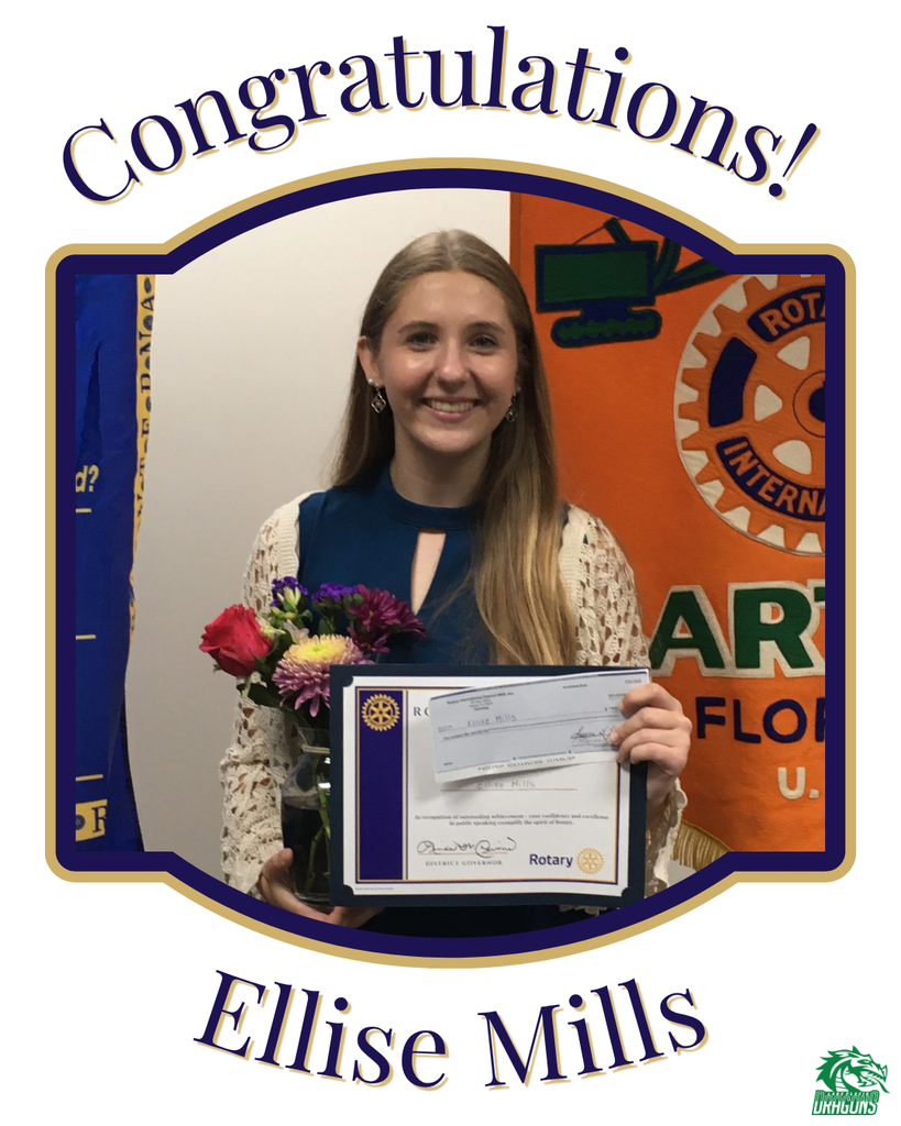 Congratulations Ellise Mills