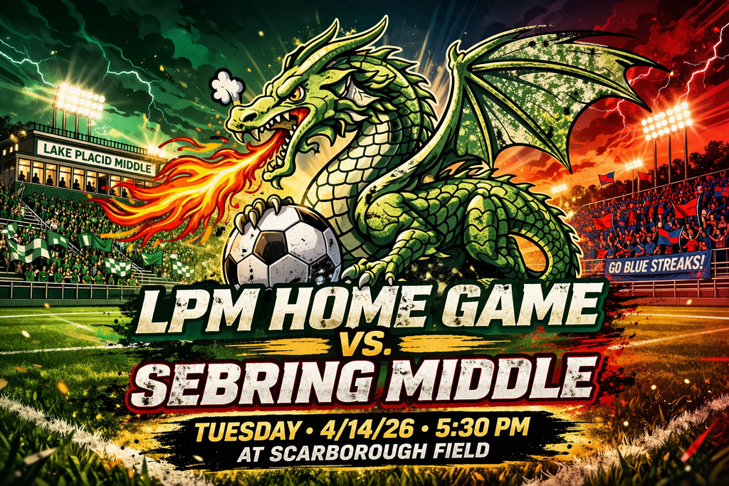 LPM SOccer Image: LPM vs. Sebring Middle, Tuesday 4/14/26 - 5:30 PM - Scarborough Field.
