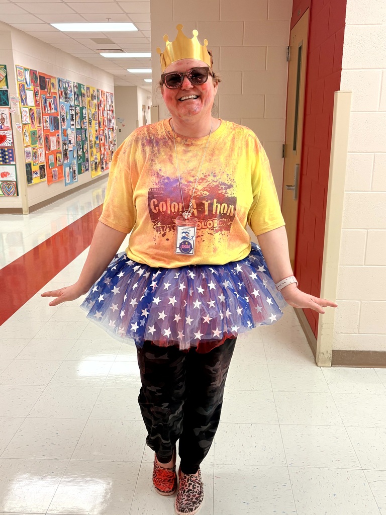 Principla Vermilye after Color Run fun. 