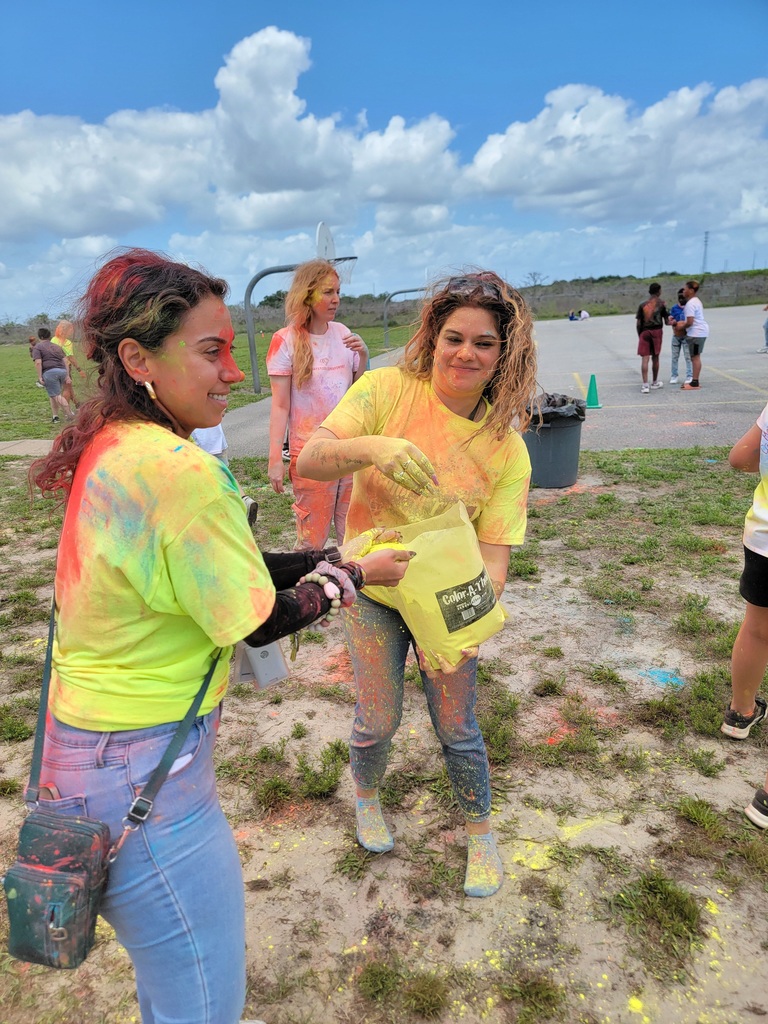 MES Student after Color Run fun. 