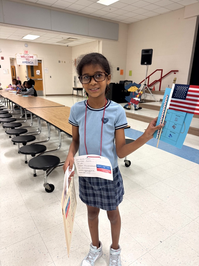 MES 2nd graders during their Immigration Simulation to Ellis Island. 