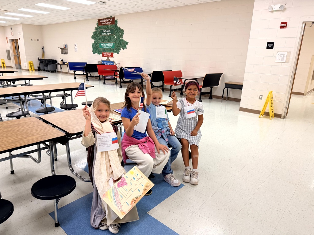 MES 2nd graders during their Immigration Simulation to Ellis Island. 