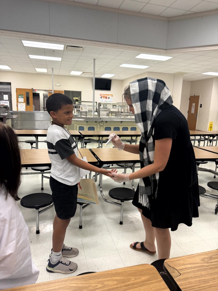 MES 2nd graders during their Immigration Simulation to Ellis Island. 