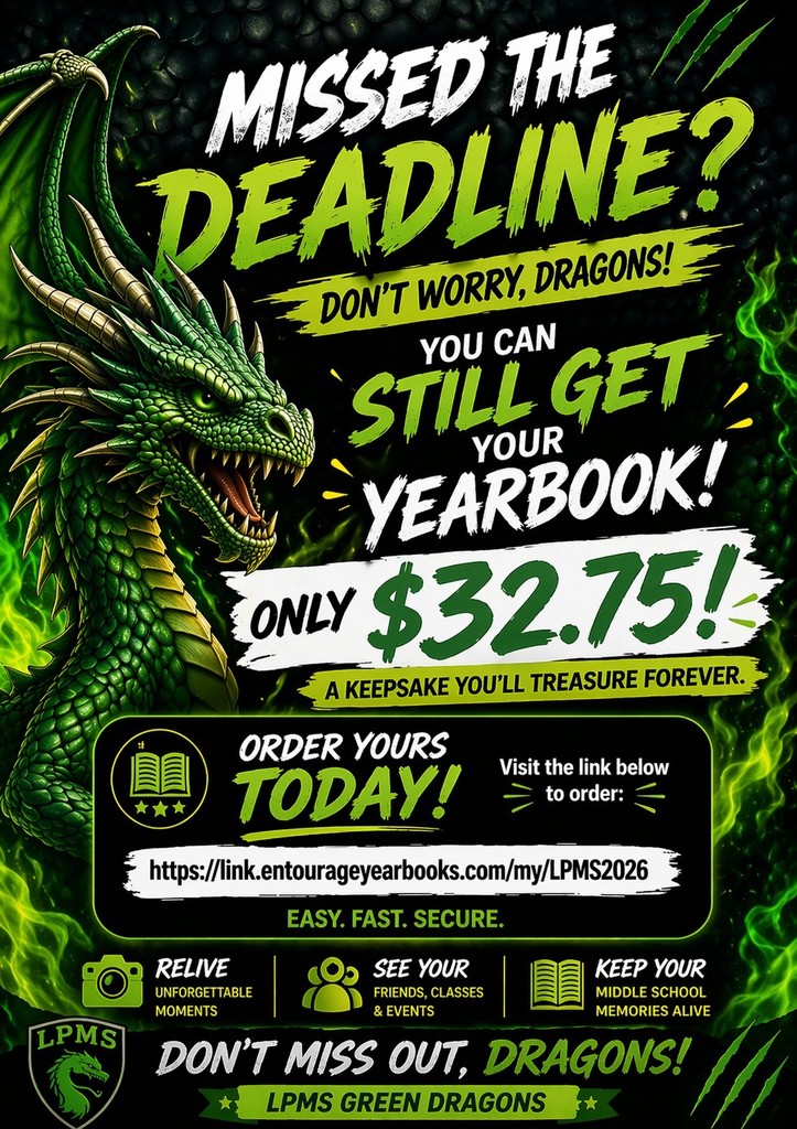 LPM Yearbook Sales Flyer