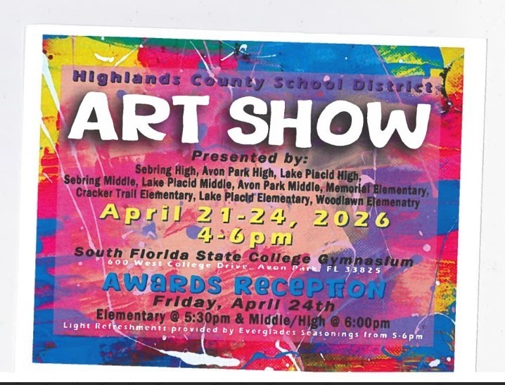 HCSB art show display and information.