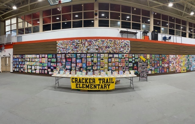 HCSB art show display and information.