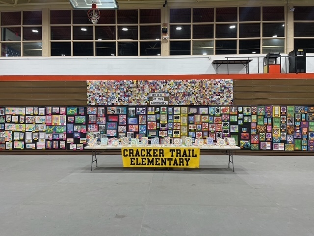 HCSB art show display and information.