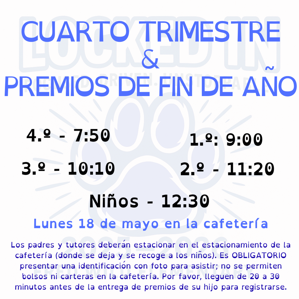 Spanish Q4 and EOY awards invite May 18th