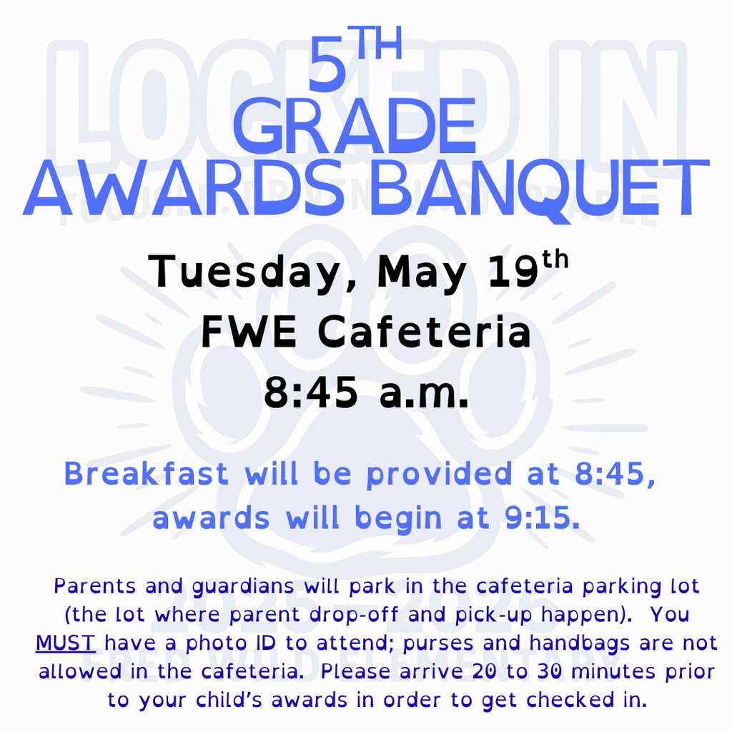 English 5th grade Q4 and EOY awards invite May 19th