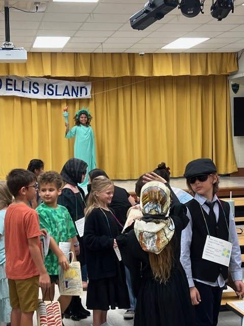 Our amazing 2nd graders have been diving deep into their CKLA Immigration unit, learning all about the history of Ellis Island and the journey to becoming a U.S. citizen—both in the past and today.