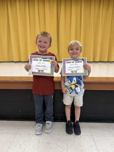 Celebrating siblings from the Herd of Honor who showed Grit in April.