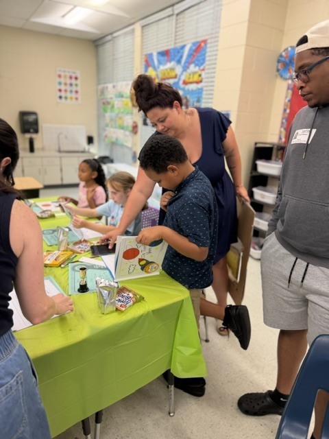 Mrs. T’s 2nd grade class recently published their very own book, and what an incredible celebration it was! Parents and caretakers were invited to hear students proudly read their stories aloud while also admiring the beautiful artwork they created to go along with their writing.