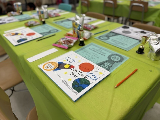 Mrs. T’s 2nd grade class recently published their very own book, and what an incredible celebration it was! Parents and caretakers were invited to hear students proudly read their stories aloud while also admiring the beautiful artwork they created to go along with their writing.