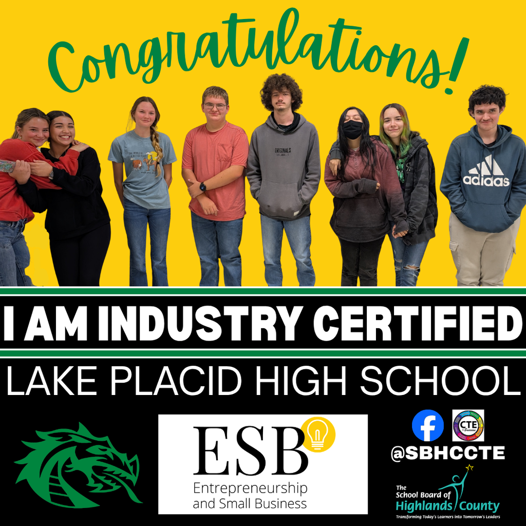 Student certifications.