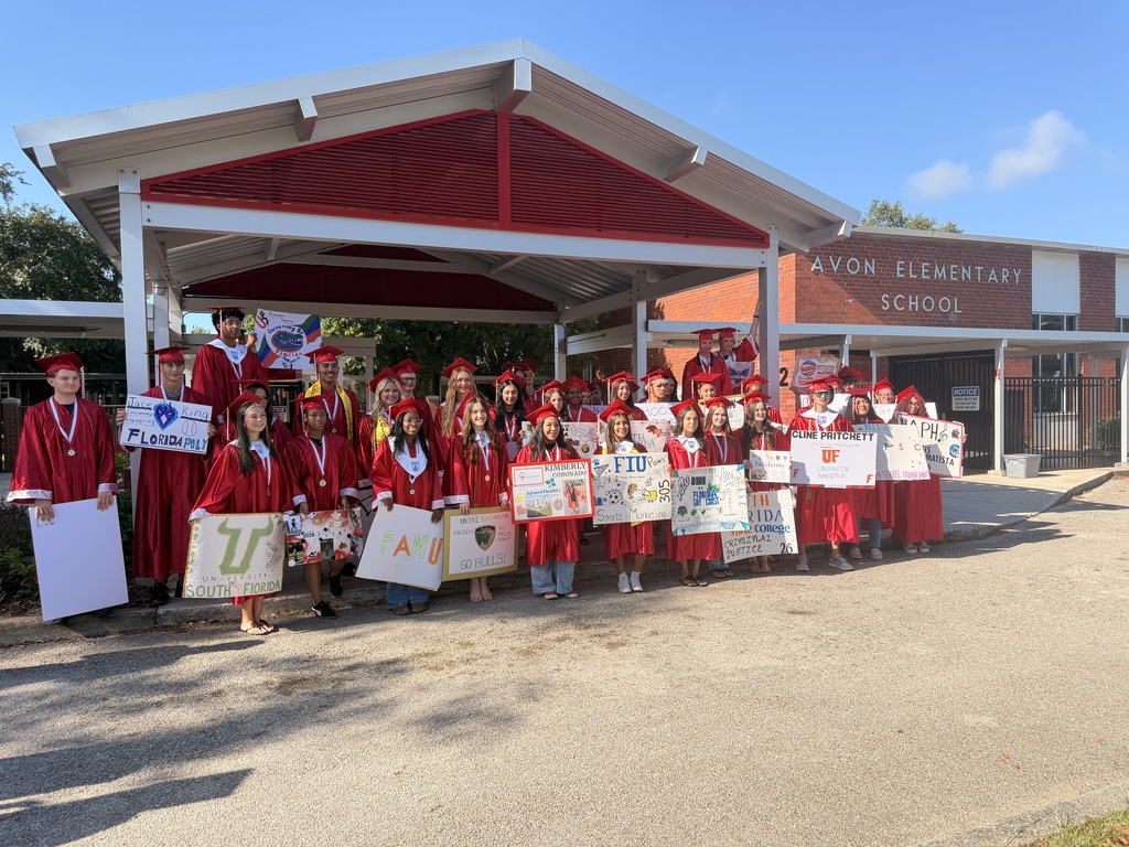 APH seniors who attended AES at Grad Walk 2026