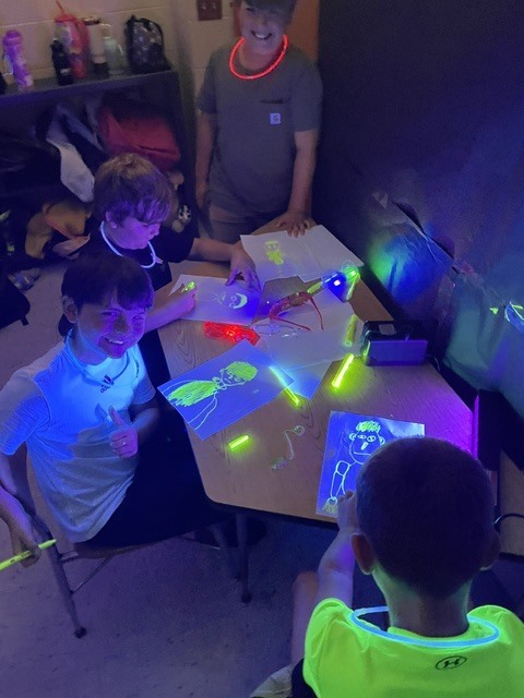 ✨🐴 Mrs. Jones' class ended the school year on a bright note with an awesome Glow Party! 🐴✨