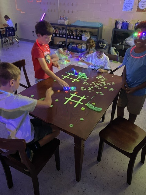 ✨🐴 Mrs. Jones' class ended the school year on a bright note with an awesome Glow Party! 🐴✨