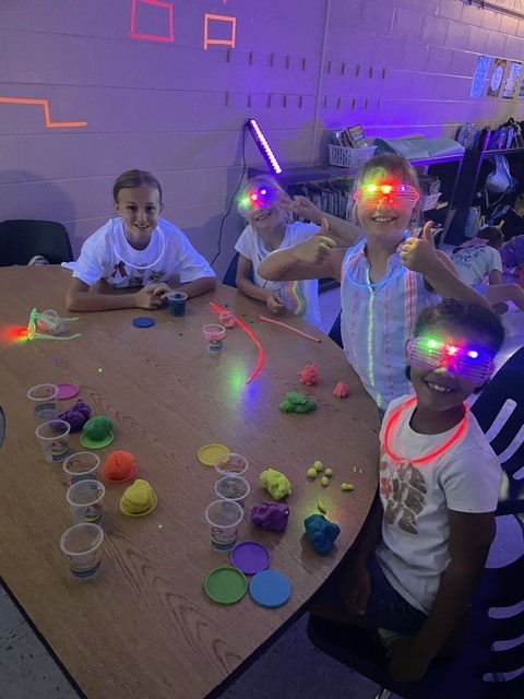 ✨🐴 Mrs. Jones' class ended the school year on a bright note with an awesome Glow Party! 🐴✨