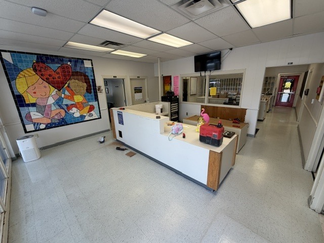 💙🐴 Exciting Changes at CTE! 🐴💙  This summer, our front office is getting a much-needed remodel and update to help keep our students, staff, and visitors as safe as possible. Believe it or not, our office has remained largely unchanged since CTE opened in 1991—aside from a tile replacement about 15 years ago and painting over the original wood paneling. (Who remembers that original wood? 😊) 