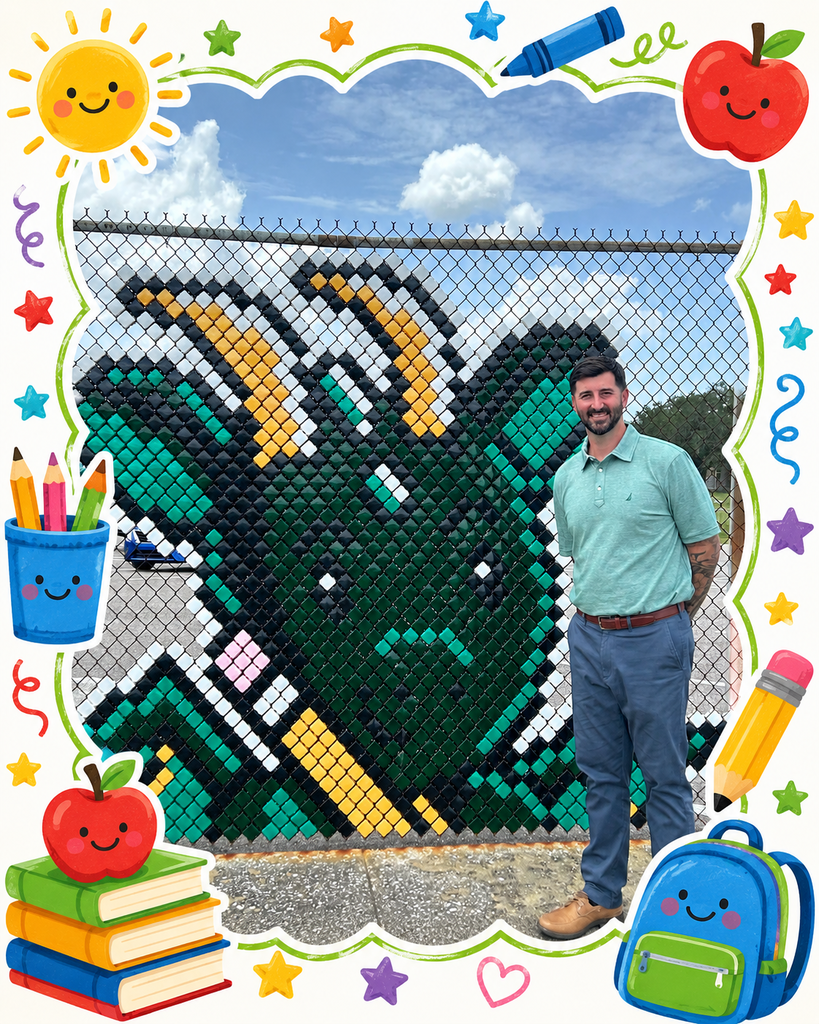 Photo of Mr. Hoffner, new Assistant Principal at Lake Placid Elementary