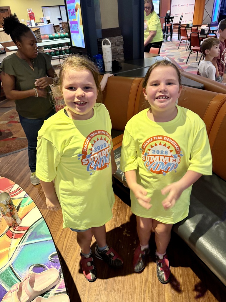 Our Cracker Trail Elementary Daycare students had a STRIKING good time on their almost-end-of-the-summer bowling field trip! From cheering each other on to celebrating every pin that fell, the smiles and laughter made for the perfect way to wrap up a fun-filled summer.