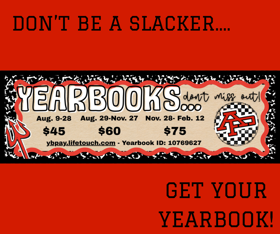 Get your yearbook now!