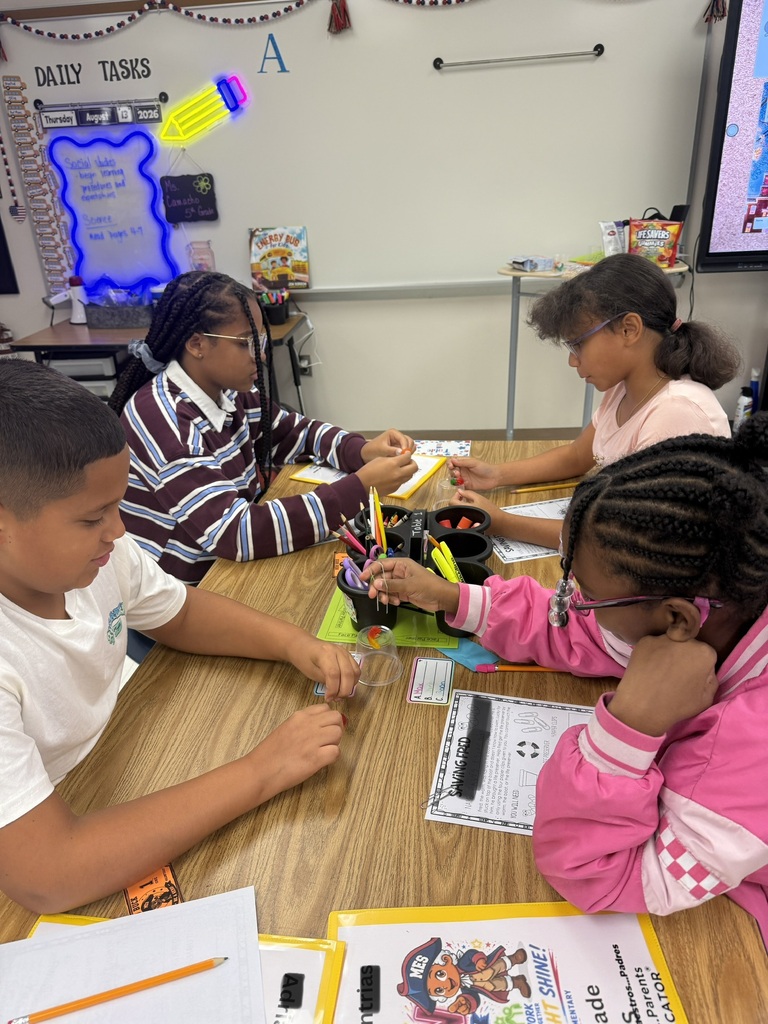 fifth graders learning