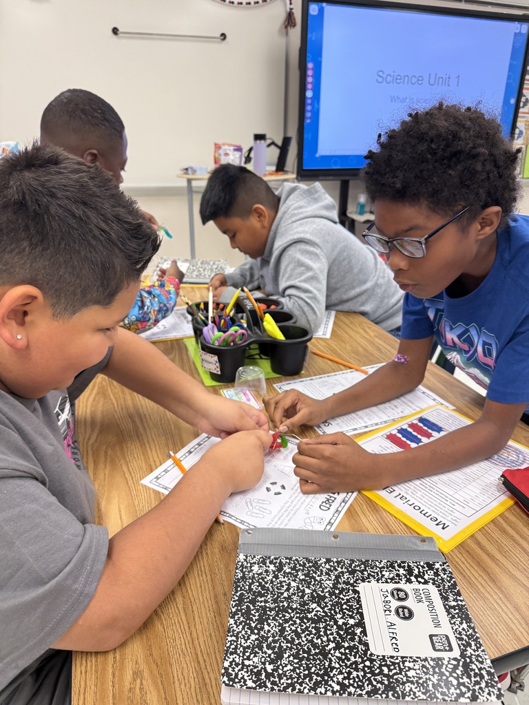 fifth graders learning